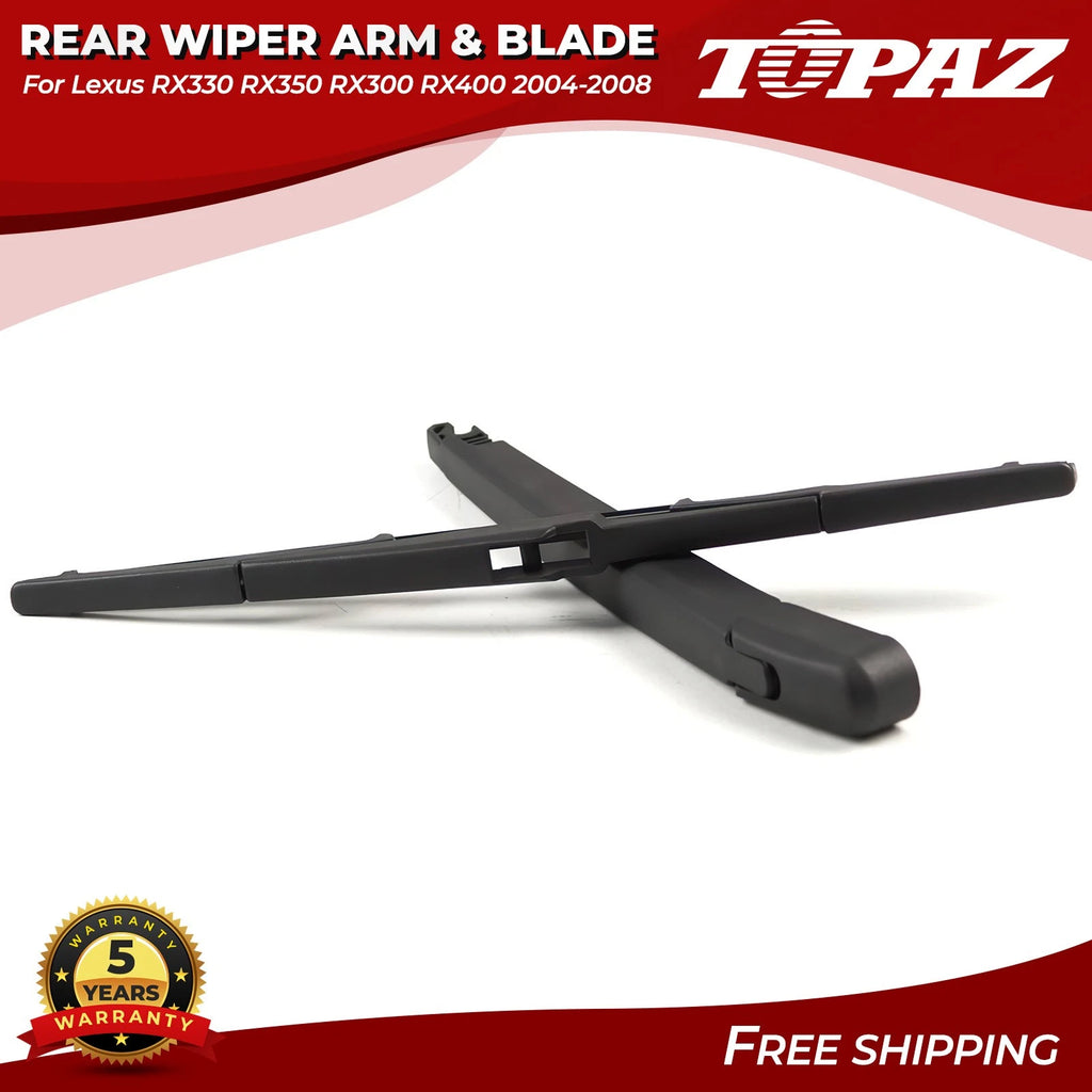 Rear Wiper Arm & Blade for Lexus RX330 RX350 RX400H (2004–2009)