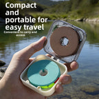 Fishing Line Organizer Box for Travel and Boat Use (Compact, Stackable)
