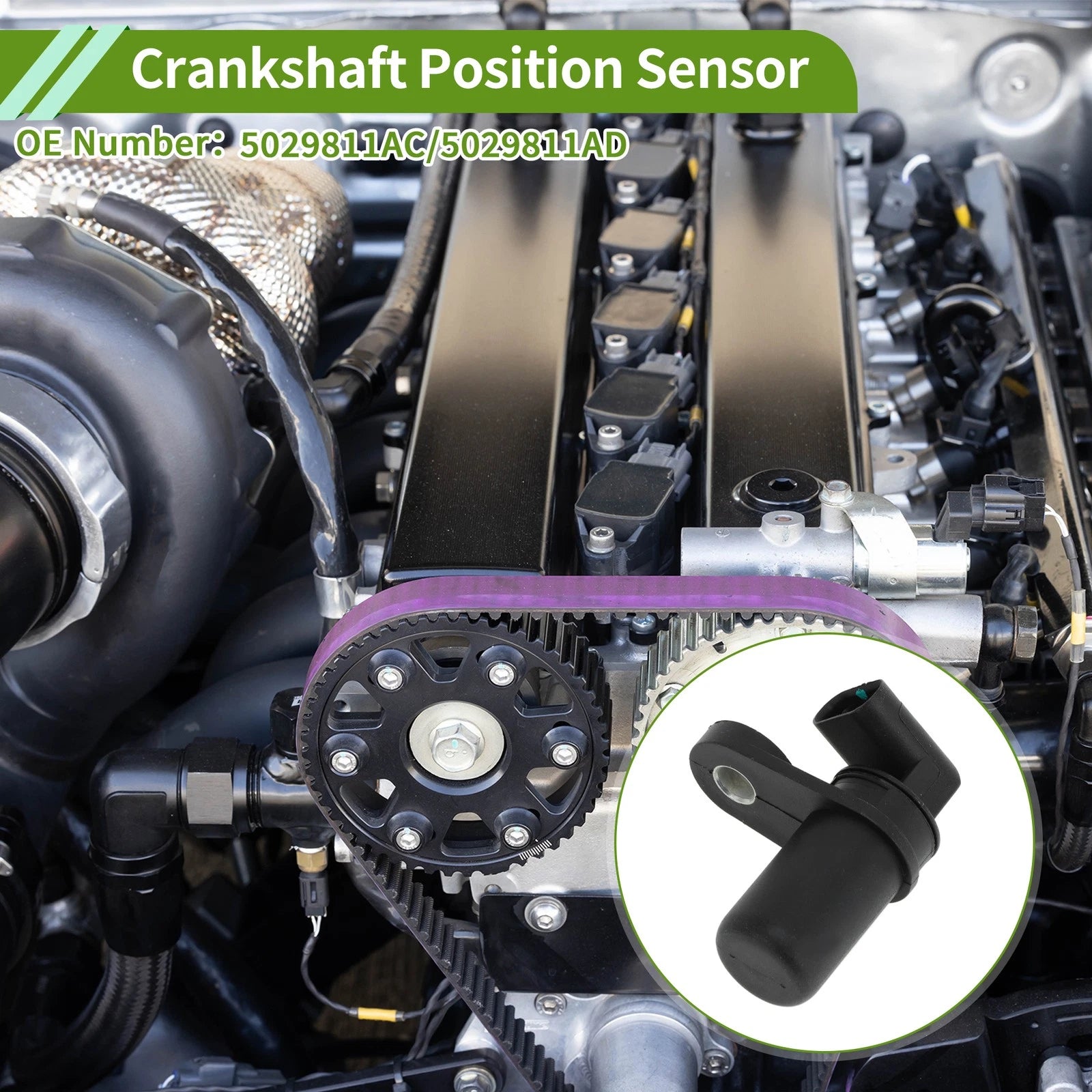 Crankshaft Position Sensor for Dodge Charger (2007–2010) No. 5029811AC