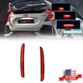 Red LED Signal Tail Lights for Honda Civic Type R Hatchback (2017–2022)