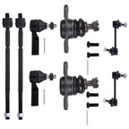 Set of 8 Front Tie Rod Ends Ball Joints for Toyota Camry (1987–1991)