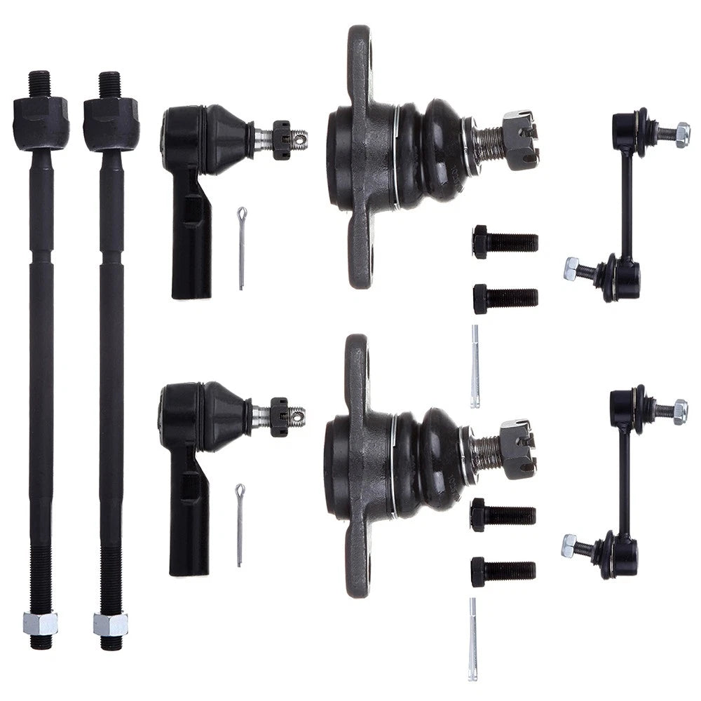Set of 8 Front Tie Rod Ends Ball Joints for Toyota Camry (1987–1991)