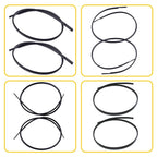 2X Black Roof Top Trim Molding Kit for Toyota Camry (2007–2011)