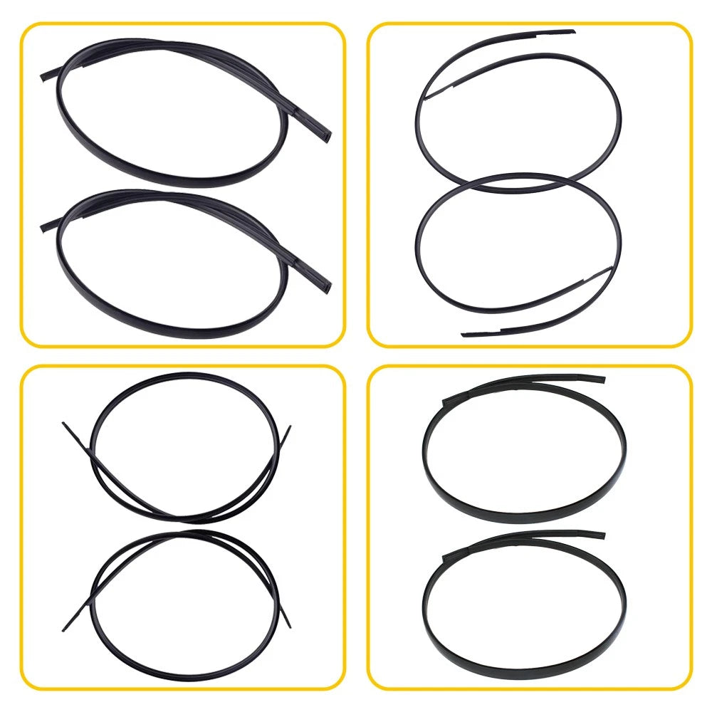 2X Black Roof Top Trim Molding Kit for Toyota Camry (2007–2011)