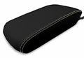 Leather Console Lid Armrest Cover for Toyota 4Runner (2010–2019) Beige Stitch
