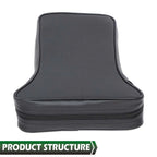 Center Console Armrest Pad for Chevrolet Corvette (1967–1982) Black Leather