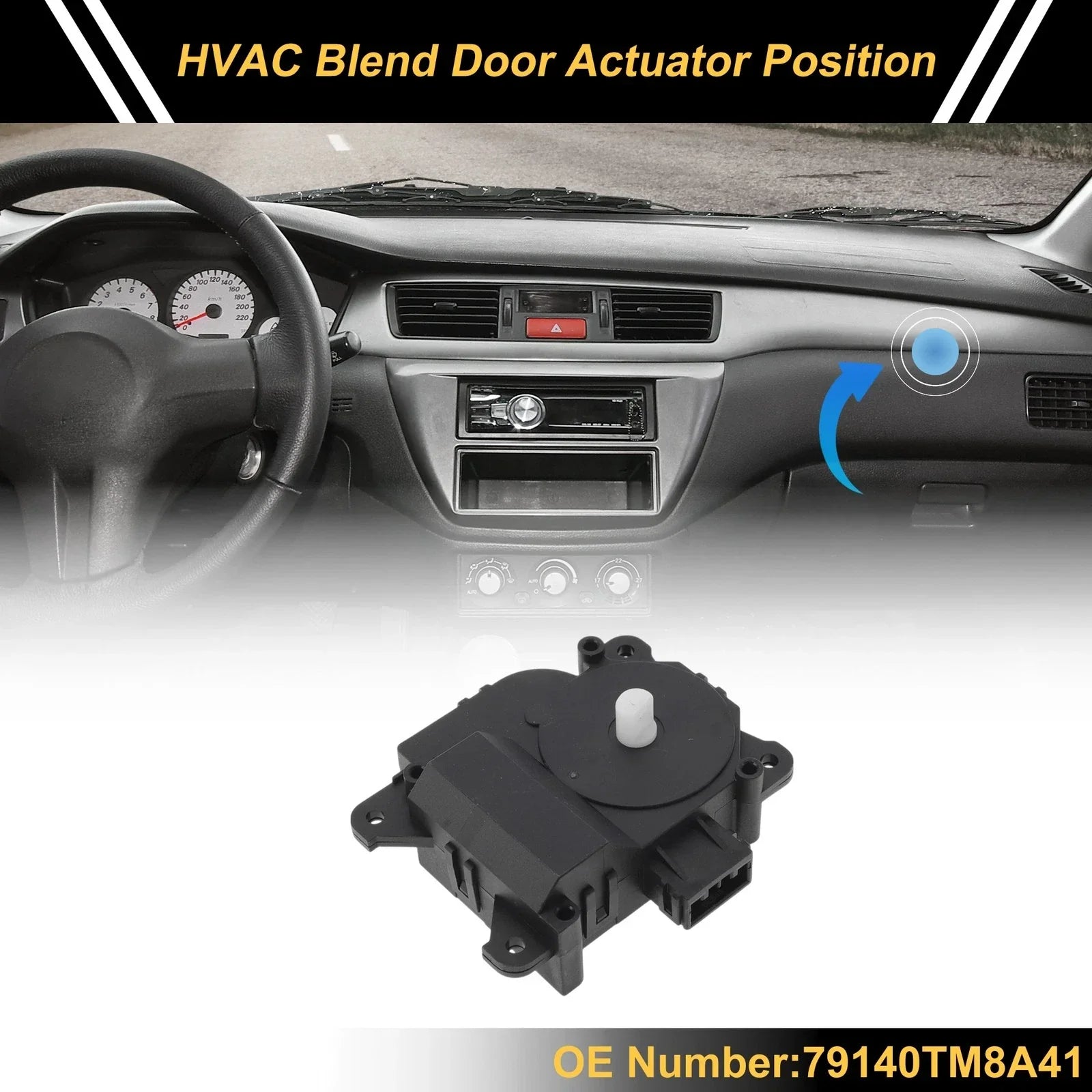HVAC Heater Blend Door Actuator for Honda Insight (2010-2014)