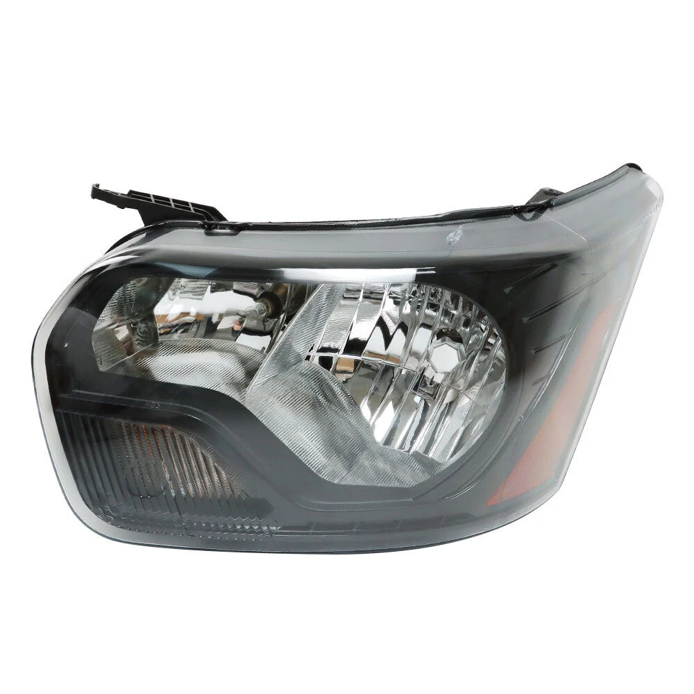 Headlight Assembly for Ford Transit (2015–2021) Black Housing Clear