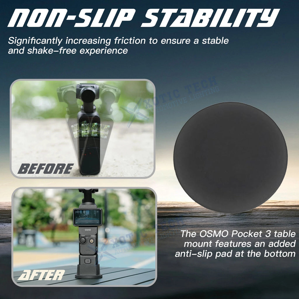 Silicone Camera Mount Stand for DJI Osmo Pocket 3 (2023-2024)