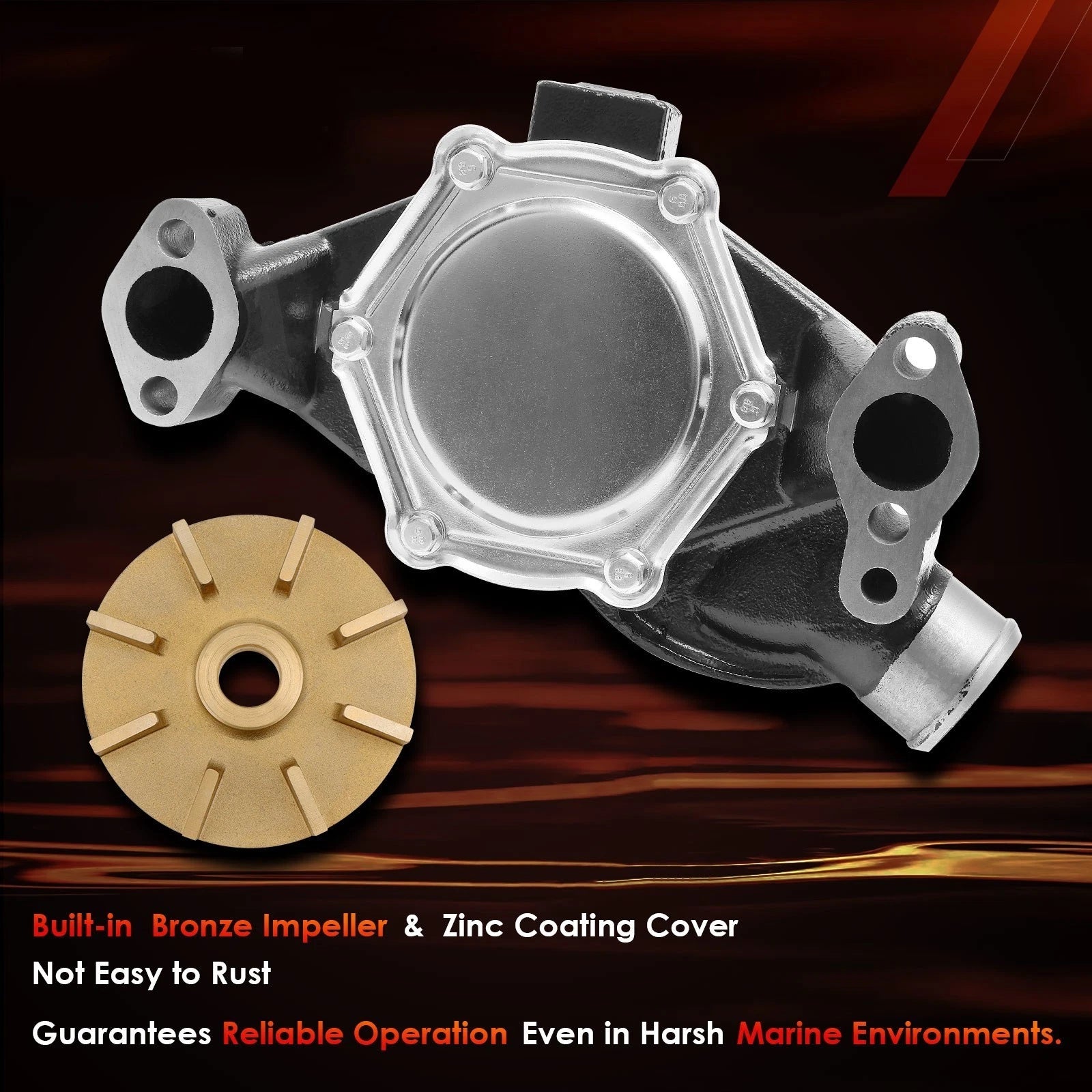 Sea Water Pump for Mercruiser OMC Stern Drive 4.3L 5.0L
