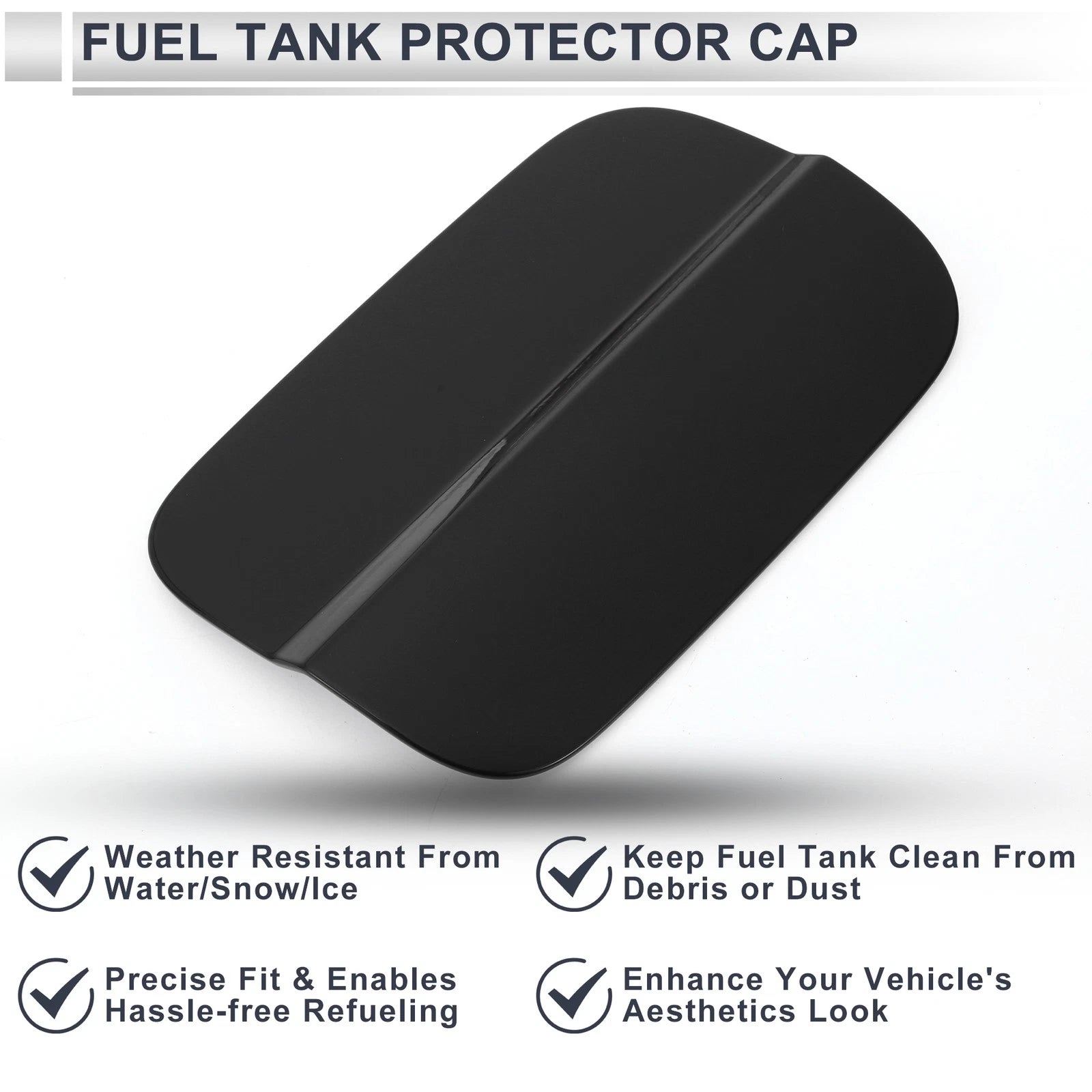 Fuel Tank Door Cap for Audi A6 (2012–2018) No. 4GD809907A Black