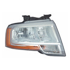 Replacement Passenger Side Headlight Assembly w/o Complex Reflector Black-Out