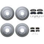 Front & Rear Brake Kit Disc Rotors TRW Pro Ceramic Pads for Chrysler Dodge Jeep