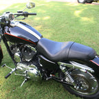 2X Up Seat for Harley Sportster 1200 883 (2004–2023) Black