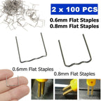 200pcs Hot Staples for Car Bumper Fender Welder Repair Tools Kit