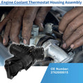 Engine Coolant Thermostat Housing Assembly No. 2762000015 for Mercedes-Benz C300 (2015–2019)