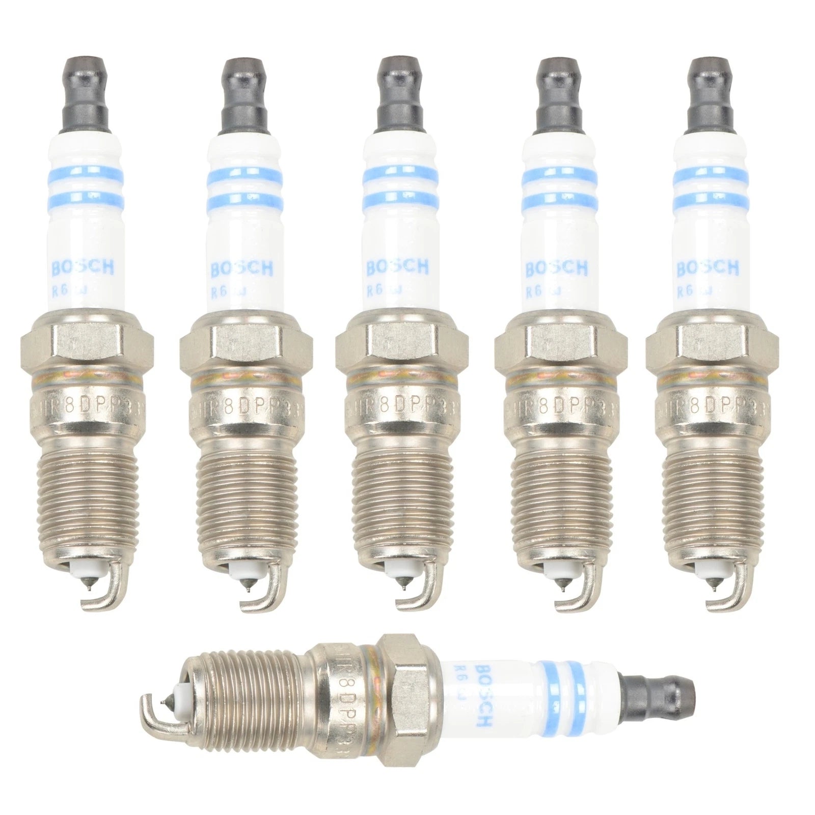 Set of 6 Spark Plugs Bosch 8119 for Chevy Ford GMC Isuzu Mazda Mercury Pontiac