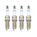 Set of 4 Bosch OE Double Iridium Spark Plugs for Mazda Toyota Pontiac (L4)
