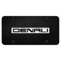 Chrome Name on Black License Plate - Officially Licensed for GMC Denali