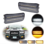 Clear Sequential Amber LED DRL Signal Lights for Toyota 4Runner (1999–2002)