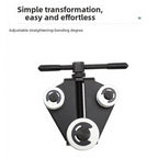 Brake Pipe Straightening and Bending Tool for Tubing Repair and Fabrication