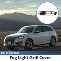 1pc Front Left Fog Light Grill for Audi Q7 (2007–2009) No. 4L0807681 ABS Black