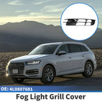 1pc Front Left Fog Light Grill for Audi Q7 (2007–2009) No. 4L0807681 ABS Black