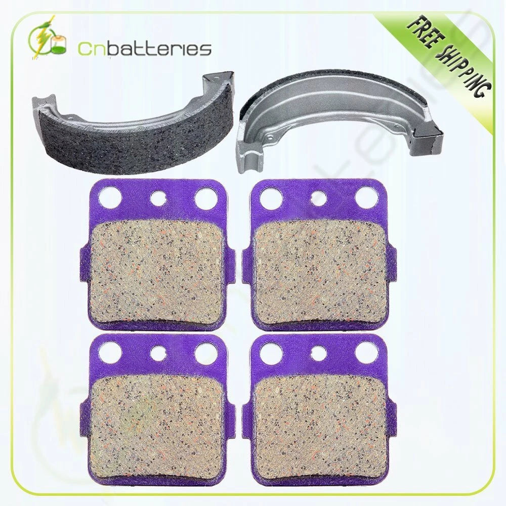 2X Front and Rear Brake Pads for Honda TRX250X (2009, 2011–2014) Carbon Fiber