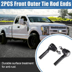 2X Front Outer Tie Rod End Links for Ford Explorer, Mercury Mountaineer (1991–2001)