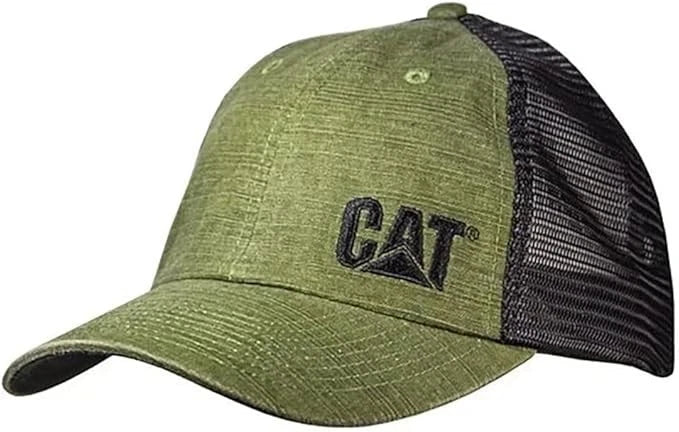 Caterpillar Trucker Mesh Snapback Hat/Cap for CAT Equipment (No Year)