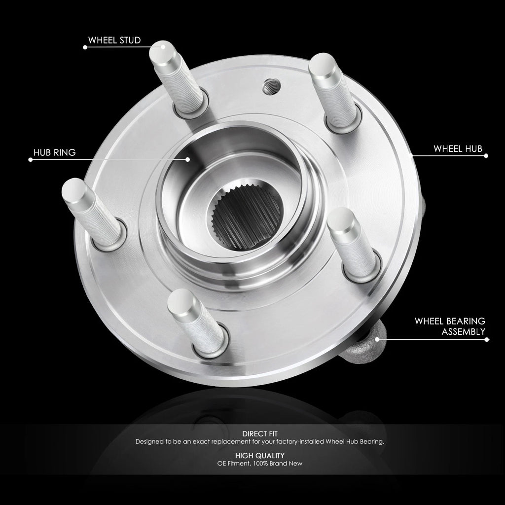 Front Rear Wheel Hub Bearing for Ford Explorer Police Interceptor (2011–2019)