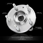 Front Rear Wheel Hub Bearing for Ford Explorer Police Interceptor (2011–2019)
