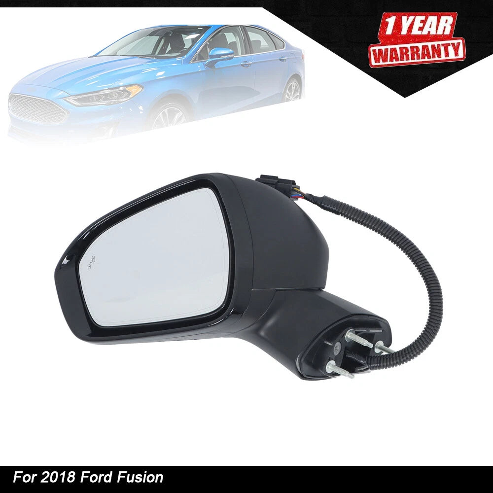 Driver Side Mirror for Ford Fusion (2018) - Memory, 14 Pin