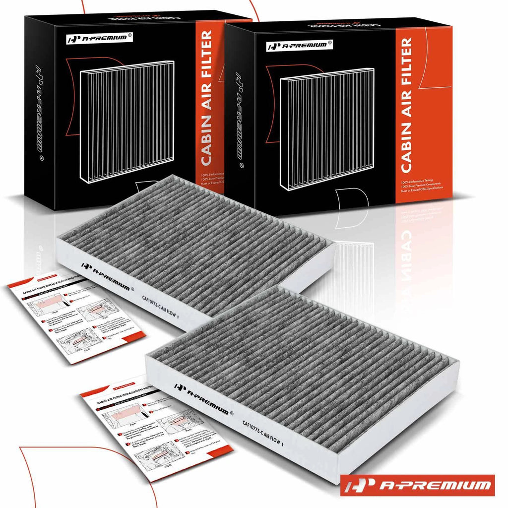2X Activated Carbon Cabin Air Filter for Chevrolet Malibu, Cruze (2016â2023)