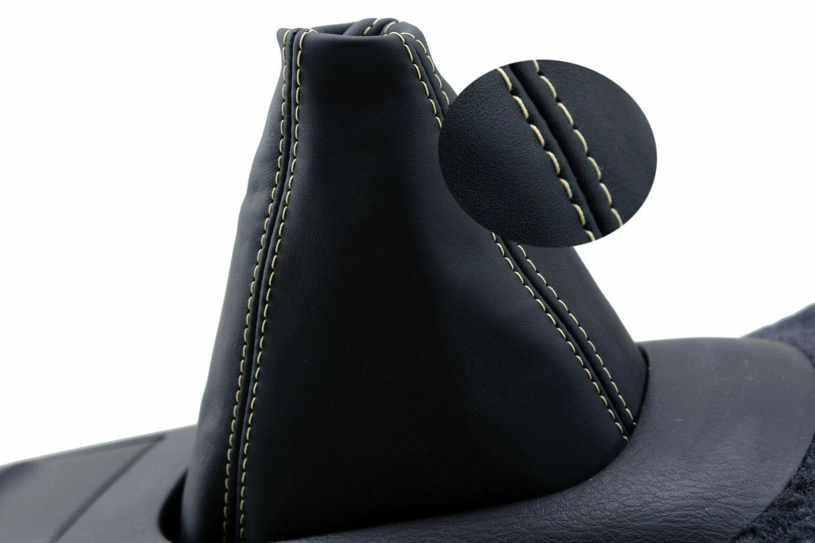 Manual Shift Boot Cover for Honda Prelude (1997–2001) Beige Stitch