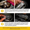 Valve Cover Gasket Seal Rubber for Suzuki Equator (2009–2012)