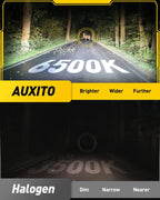 AUXITO H10/9145/9140 LED Bulbs for Fog Daytime Running Lamps (6500K)