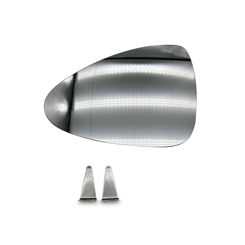 Driver Left Side Mirror Glass w/Plate for Porsche Panamera (2010–2016)