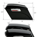 Painted Hard Saddle Bags & Latch Key for Harley Touring Road King (1994–2013)