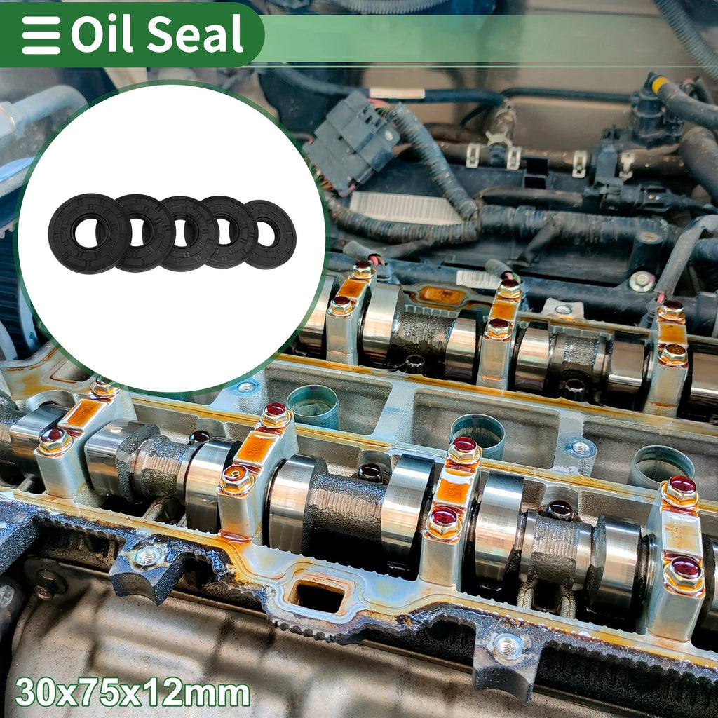 Oil Seal   - NBR Rubber 30x75x12mm