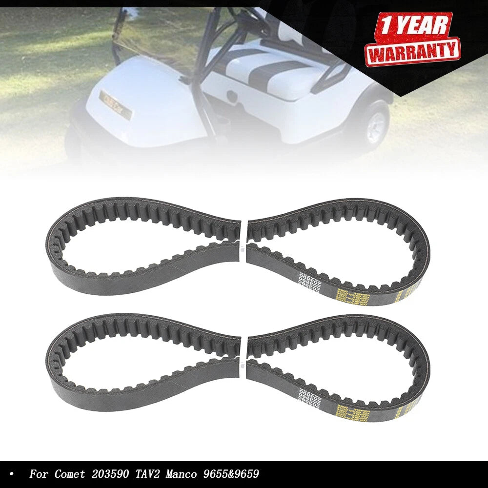 2X Drive Belt for Comet 30 Series Go Kart (Manco 9655 & 9659)