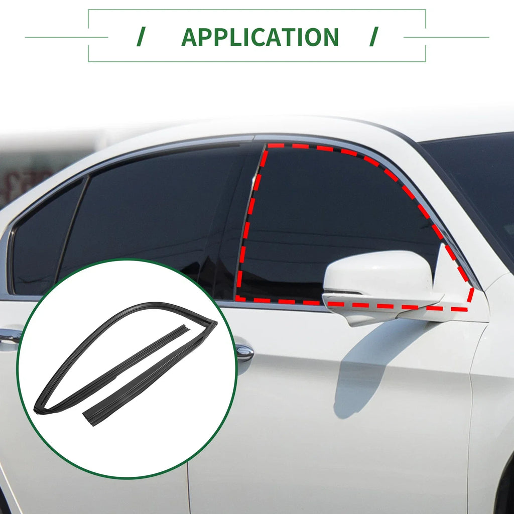 Rear Right Door Window Seal Strip for Honda Accord ( Specified)