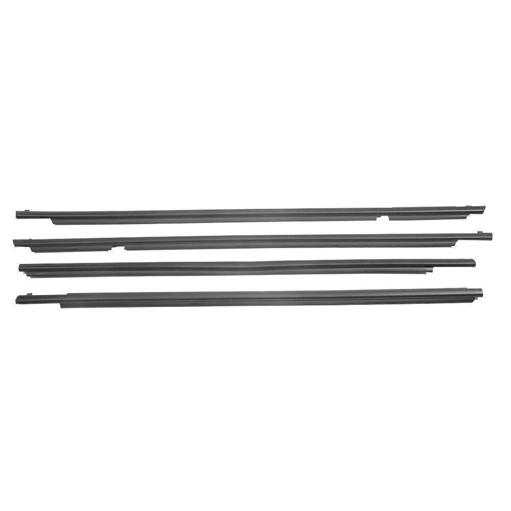 Set of 4 Door Window Trim Moulding Seal Weatherstrip for Toyota RAV4 (2006–2012)