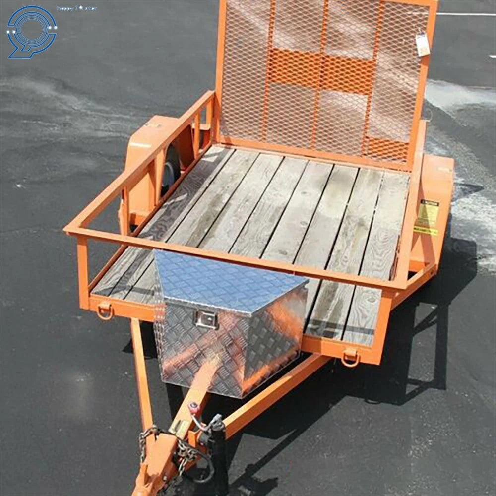 Aluminum Trailer Tongue Box for Flatbed Truck Pickup RV (15" x 29" x 18")