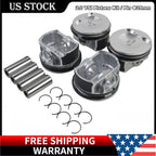Set of 4 Pistons for Audi VW A4 Jetta GTI 2.0 TFSI (2008–2011) Ø21mm