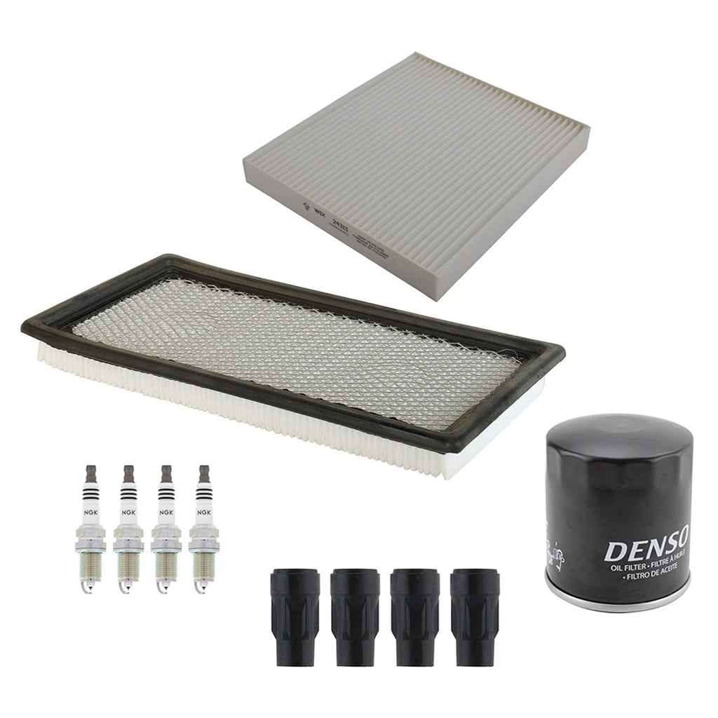 Tune Up Kit with 4 NGK Spark Plugs & Boots for Dodge Caliber, Compass, Patriot (2007–2017)