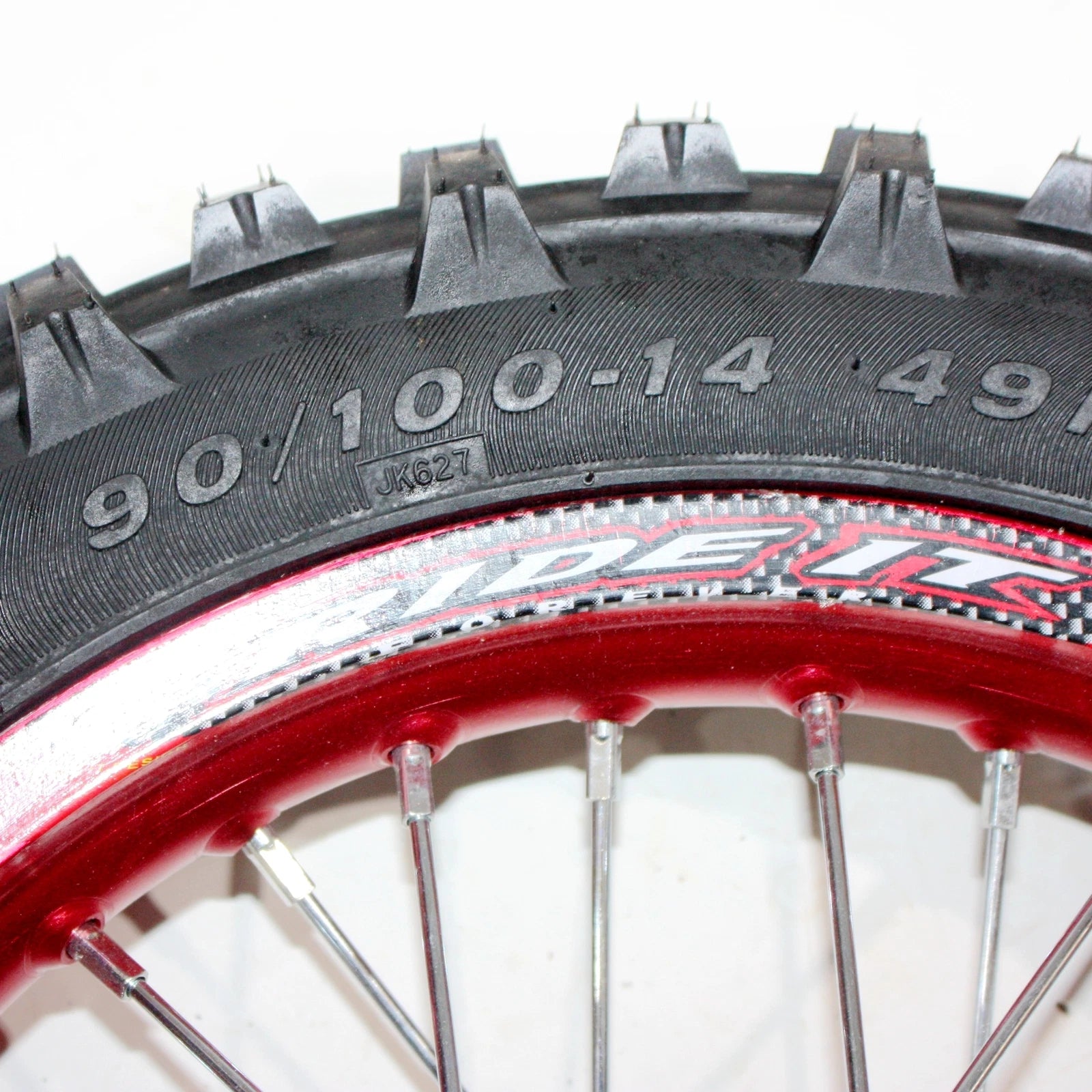 14" Rear Alloy Wheel Rim Tire for PIT PRO Bigfoot (90/100-14)