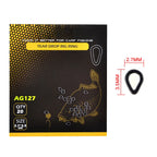 20pcs Tear Drop Shaped Rig Rings for Carp Fishing (Universal)