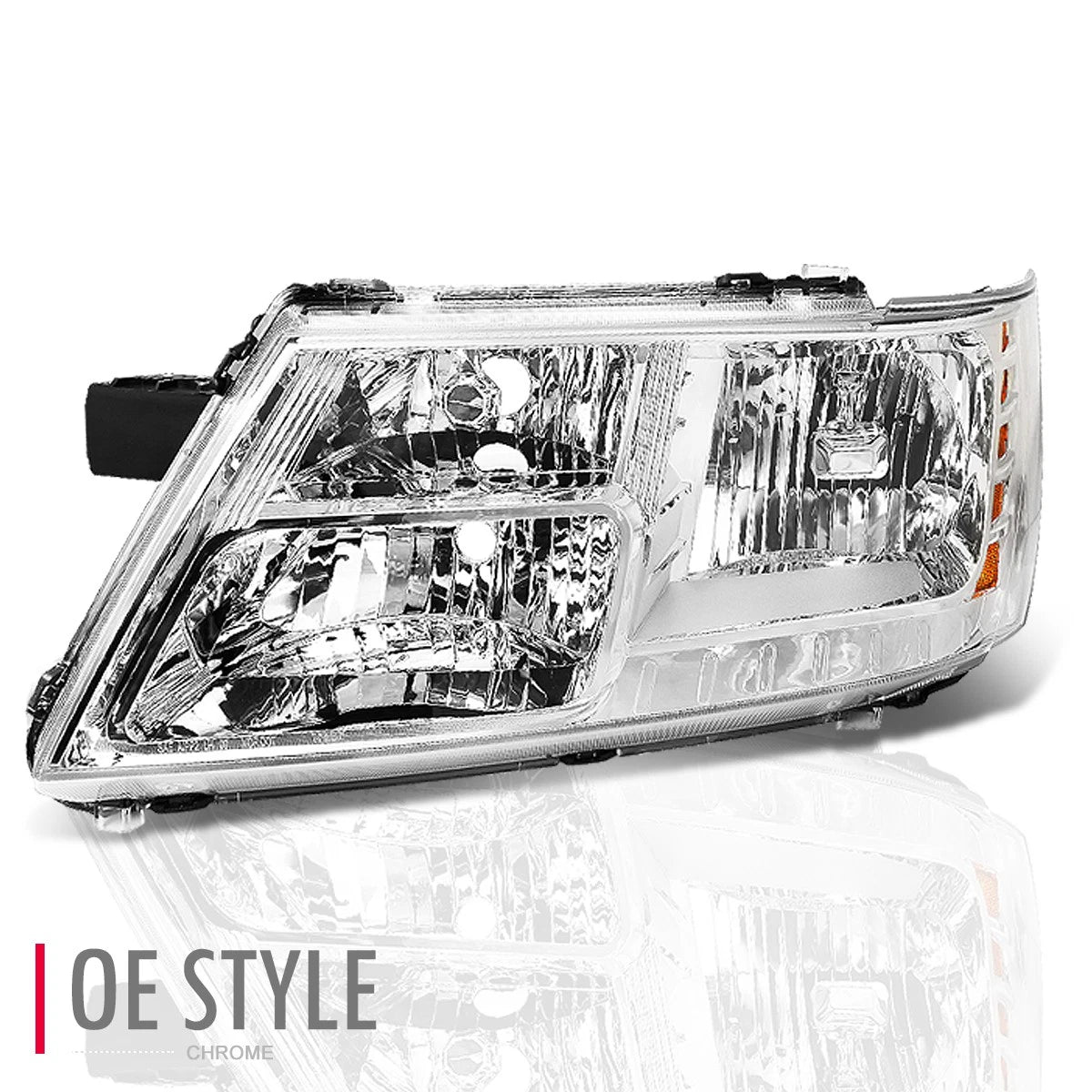 Left Side Headlight for Dodge Journey (2009–2020) CH2502222 Chrome