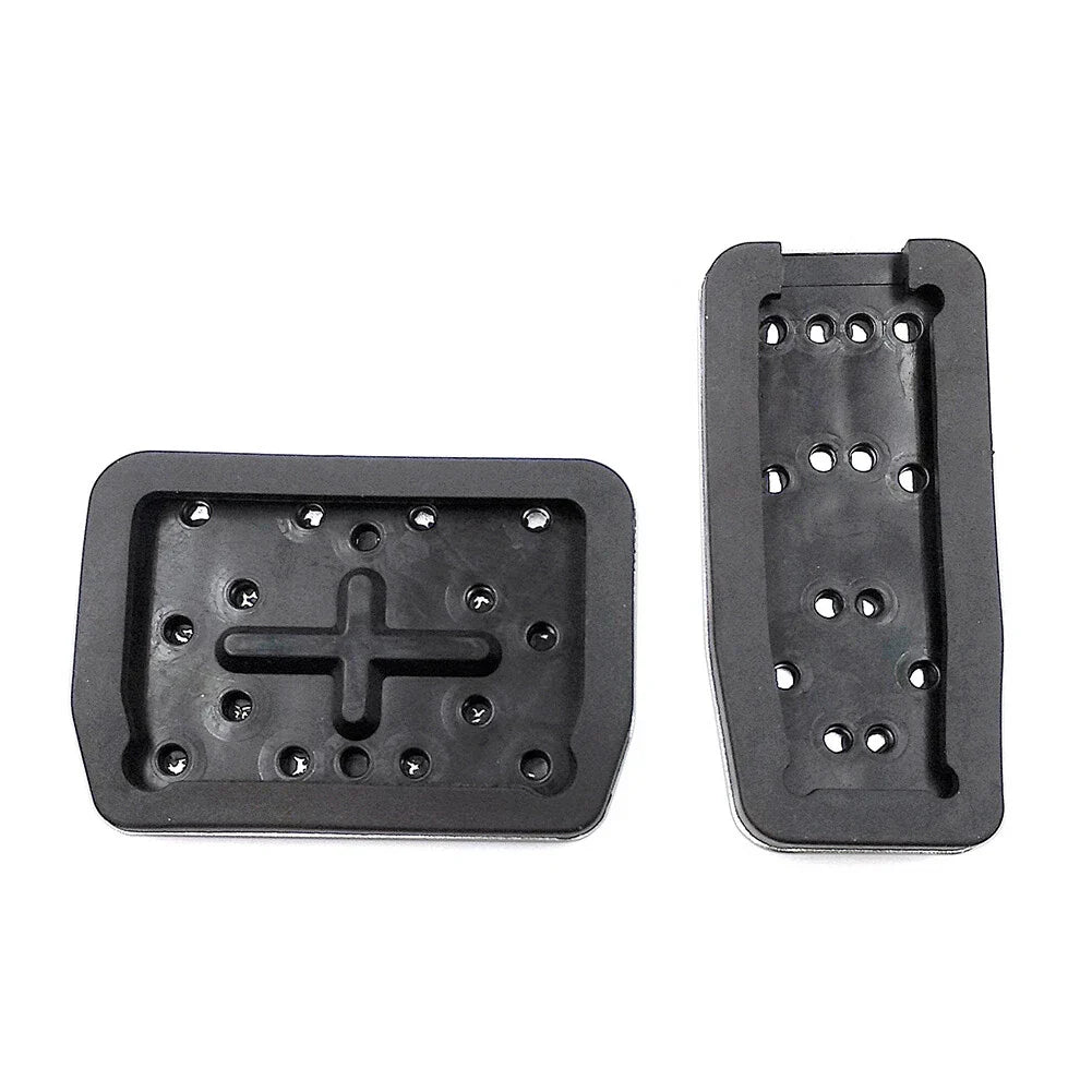 Silver Steel Brake Gas Pedals Protection Cover for Tesla Model 3 (2017-2023)